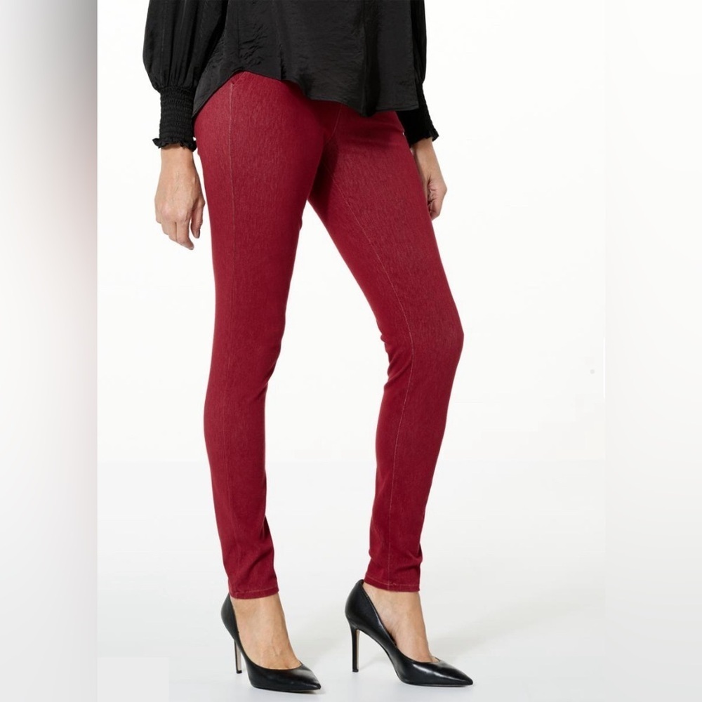 P90 *NWT DG2 by Diane Gilman Super Stretch Knit Denim Jeggings -Size Small‎ Tall